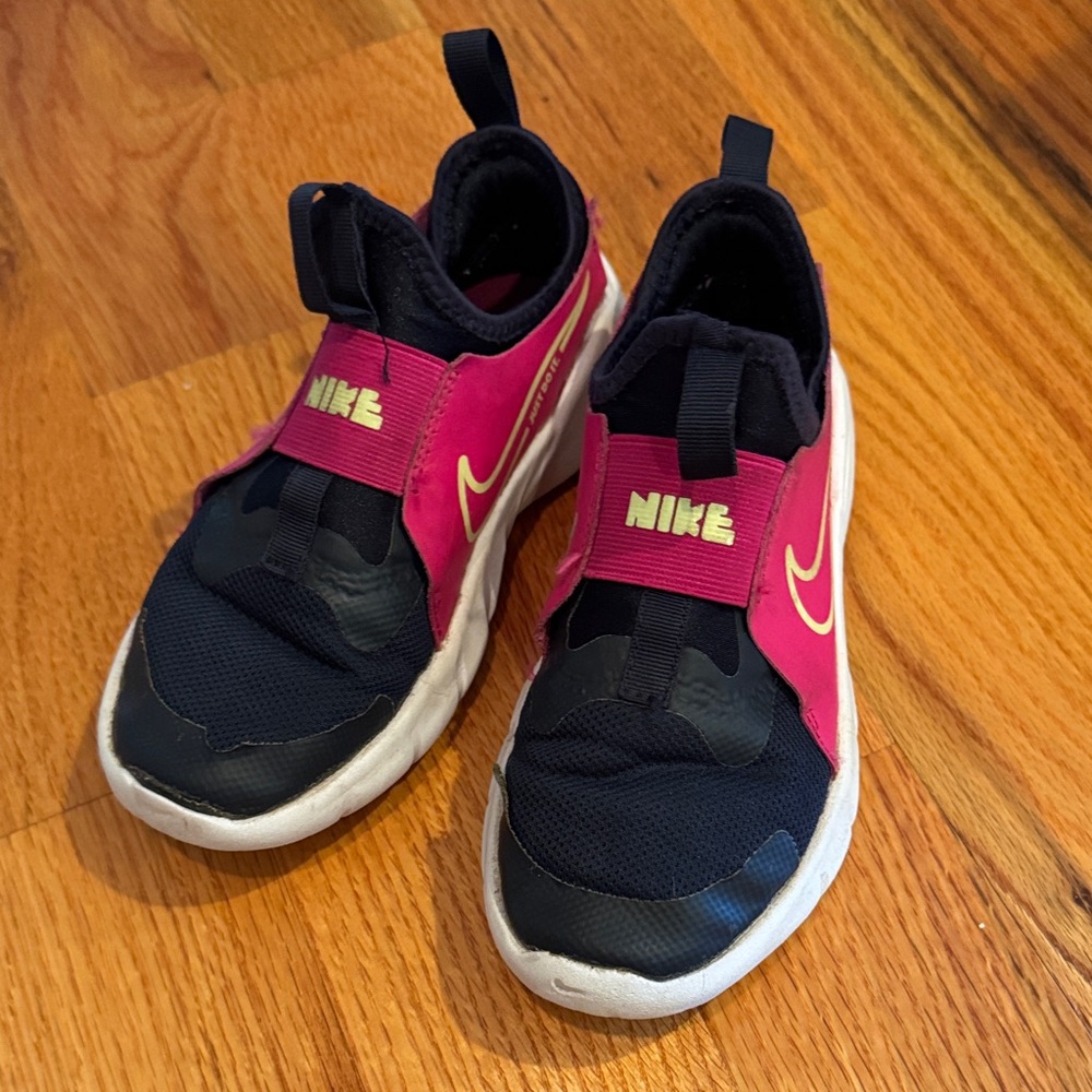 Nike Kids Black and Pink Sneakers